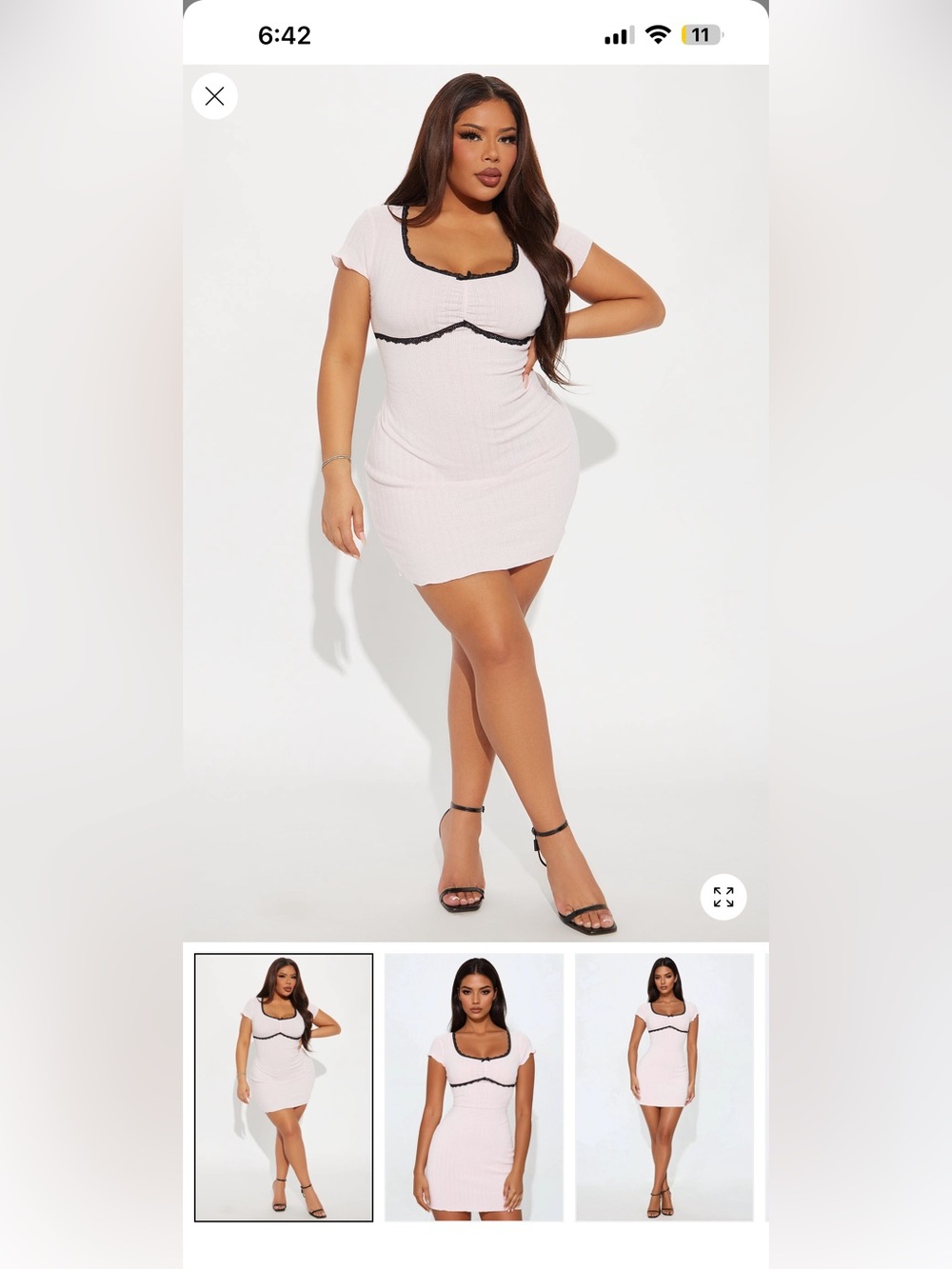 Fashion Nova Pink Mini Dress